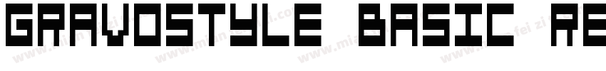 Gravostyle Basic Regular字体转换
